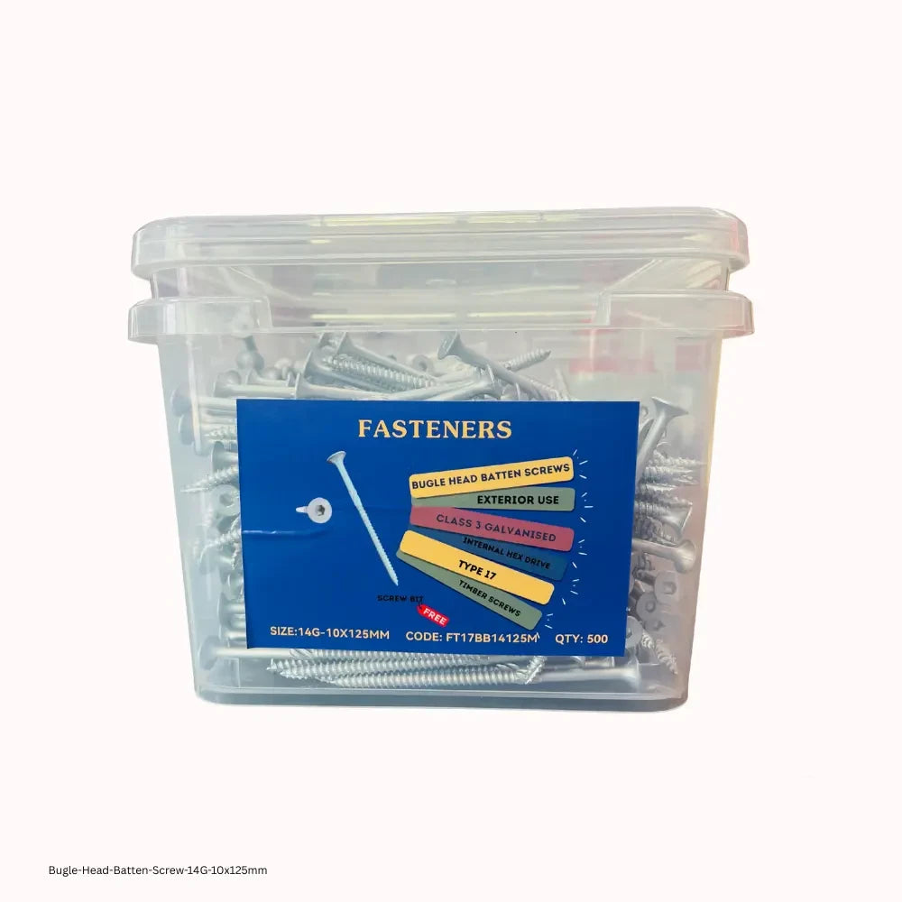 Bugle Head Batten Screws 14G – Box of 500 pcs