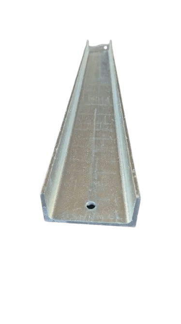 C-Beam 100x50mm Galvanised Steel Retaining Wall Post – Melbourne