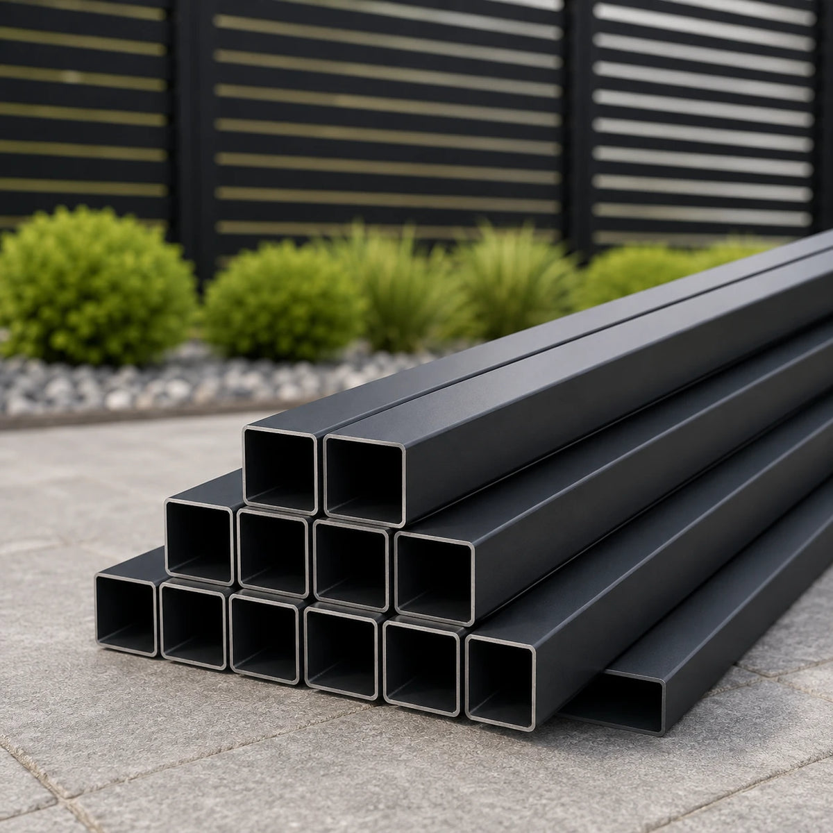 Coloured Steel Fence Rails