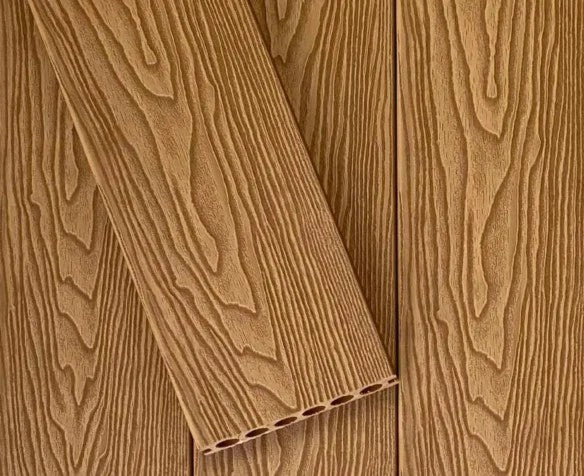 Mocha 3D Embossed WPC Composite Decking